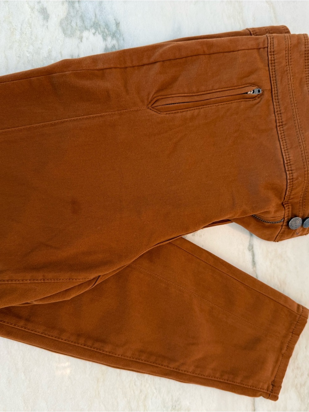 LOFT Women’s  Chinos in Rust Brown Sz 10
